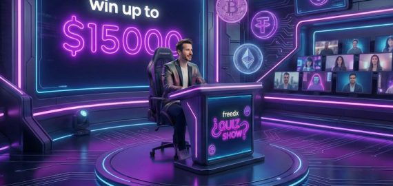 Freedx Launches Live Crypto Quiz Show Offering $15,000 in Rewards