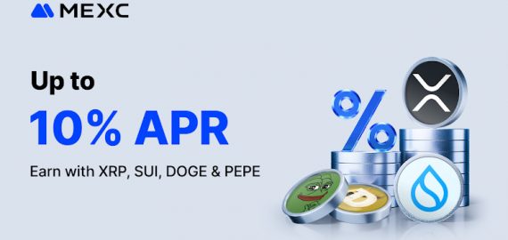 MEXC Launches Hot Tokens Earn Fest, Adding XRP, SUI, DOGE and PEPE with 10% APR