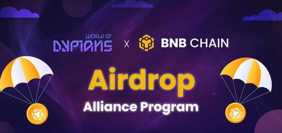 World of Dypians Offers Up to 1M $WOD and $225,000 in Premium Subscriptions via the BNB Chain Airdrop Alliance Program