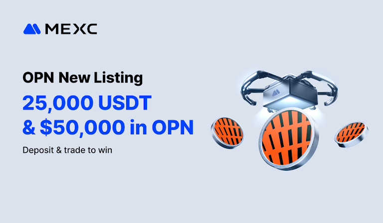 MEXC Lists Opinion (OPN) with $50,000 in OPN and 25,000 USDT Airdrop+ Rewards