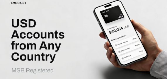 EvoCash Launches USD-Denominated Accounts with Real-Time Crypto-to-Fiat Conversion