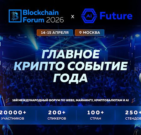 Блокчейн форум 2026: Основни причини да посетите в Москва, 14–15 април
