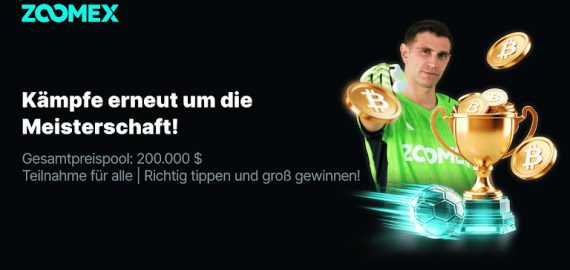 Preispool von 200.000 $ freigeschaltet! Zoomex arbeitet mit Markenbotschafter Emiliano Martínez zusammen und startet die EPL Prognoserunde 2