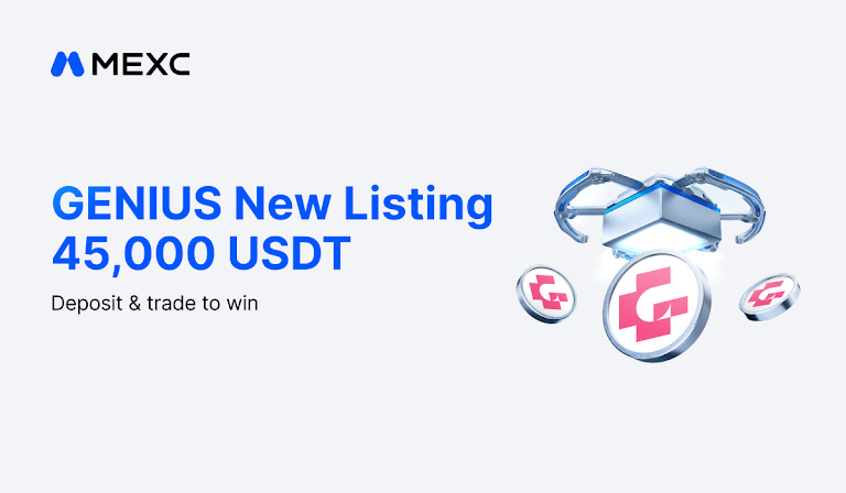 MEXC Launches Genius (GENIUS) Airdrop+ Event With 45,000 USDT in Rewards
