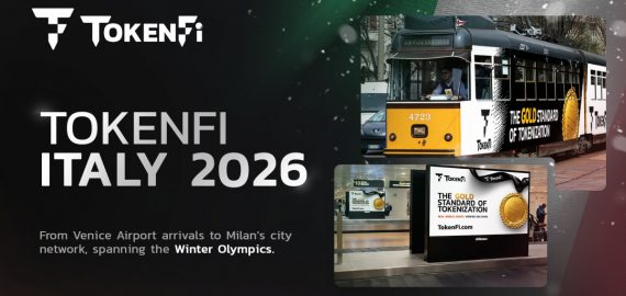 TokenFi Unveils High-Visibility Branding Campaign Across Italy Ahead of 2026 Winter Olympics