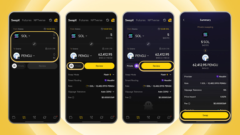 The First Multichain Wallet Embraces Privacy in Daily Swaps and Sends