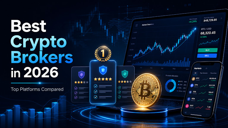Best Crypto Broker in 2026: Top Platforms for Trading Crypto and How to Choose One