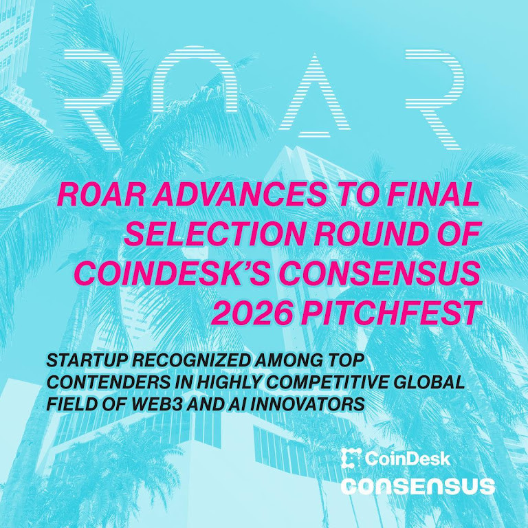 R0AR Advances Global Presence at CoinDesk Consensus 2026 PitchFest