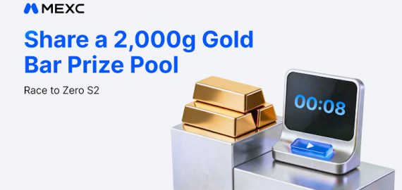 MEXC Launches Race to Zero Season 2 with a 2,000g Gold Bar Prize Pool