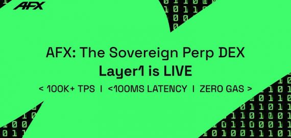AFX Launches Sovereign Layer 1, Providing an Optimized Execution Environment for On-chain Perp DEXes