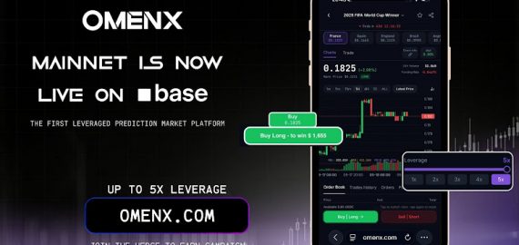 OmenX Launches Mainnet as the First Live Leveraged Prediction Market Platform