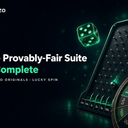 Maczo Completes Its In-House Provably-Fair Casino: 8 Originals Plus Lucky Spin on a Crypto-Native Platform of 3,200+ Games