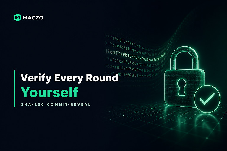 Maczo Completes Its In-House Provably-Fair Casino: 8 Originals Plus Lucky Spin on a Crypto-Native Platform of 3,200+ Games