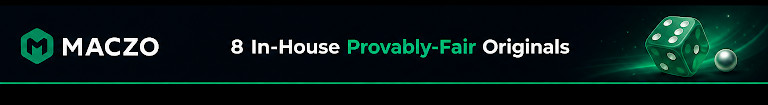 Maczo Completes Its In-House Provably-Fair Casino: 8 Originals Plus Lucky Spin on a Crypto-Native Platform of 3,200+ Games