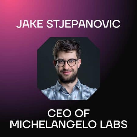 Want to own a 3D NFT? Jake Stjepanovic, CEO Michelangelo Labs, has you covered