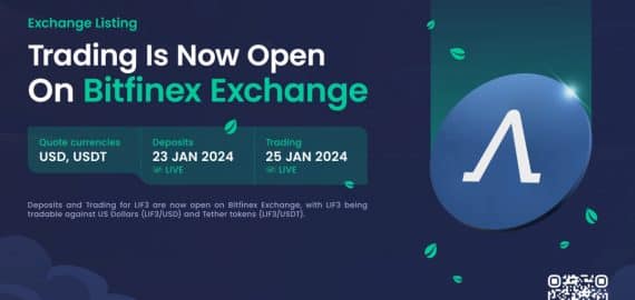 Lif3 Accelerates DeFi Adoption and Innovation with BitFinex Listing