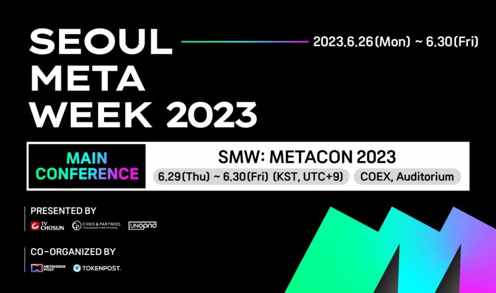 Próximas Web3 X Metaverse Conference, 'Seul Meta Week 2023'