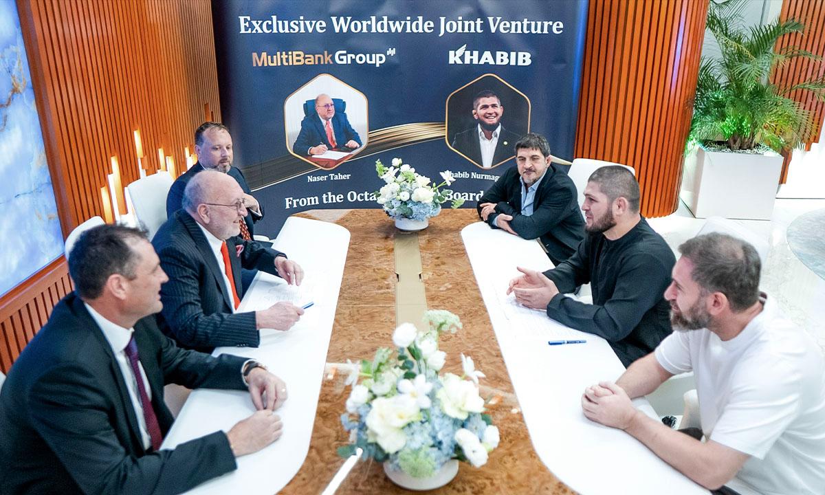 MultiBank Group and Khabib Nurmagomedov have launched a global, multi-billion dollar exclusive joint venture to build the world’s first regulated tokenized sports ecosystem. MultiBank Group and Khabib Nurmagomedov have launched a global, multi-billion dollar exclusive joint venture to build the world’s first regulated tokenized sports ecosystem.