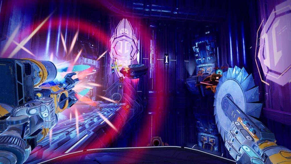 A screenshot from the game Mothergunship: Forge