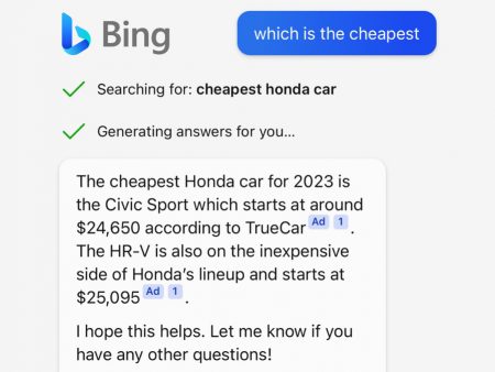 Microsoft Opens Bing Chat Up for Advertising