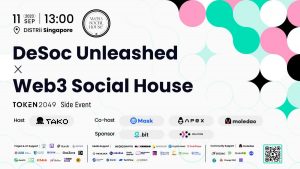 Asiens Erstes Web3 Sozialorientierter Gipfel – DeSoc Unleashed x Web3 Sozialhaus-SG-Party