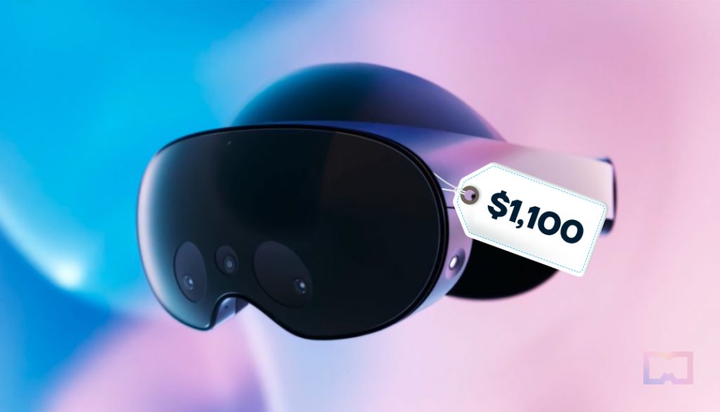 Der Preis für das Meta Quest Pro-Headset sinkt um 400 US-Dollar und wird derzeit für 1,100 US-Dollar angeboten