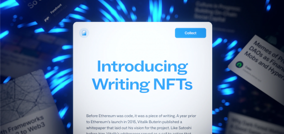 Mirror introduces Writing NFTs