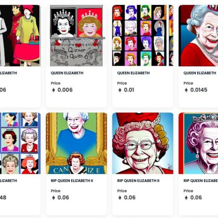 Queen Elizabeth-themed NFTs and memecoins are taking over the crypto space