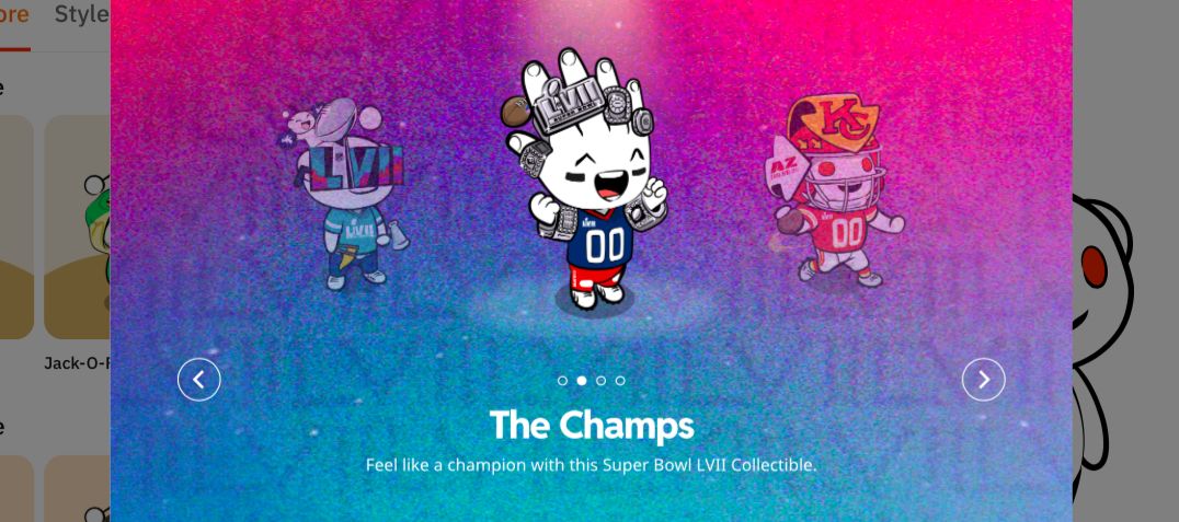 Reddit and NFL Drop Super Bowl LVII Collectible Avatars, by nftgamblr.com