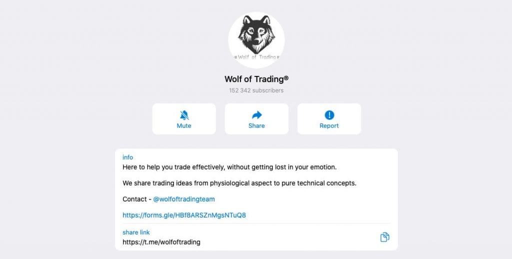 9. Wolf of Trading