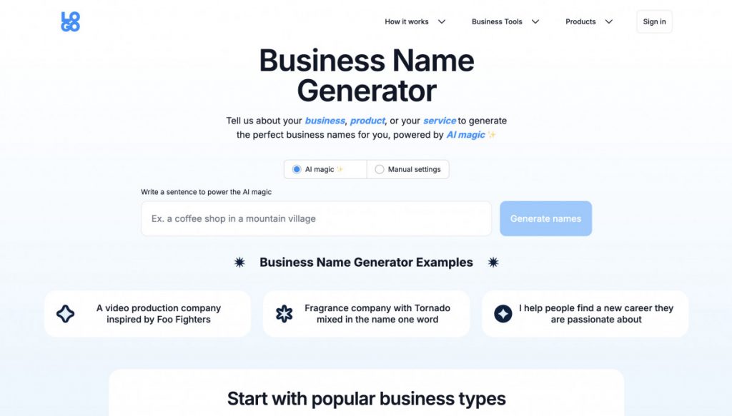 8 Best AI Business Name Generators in 2025