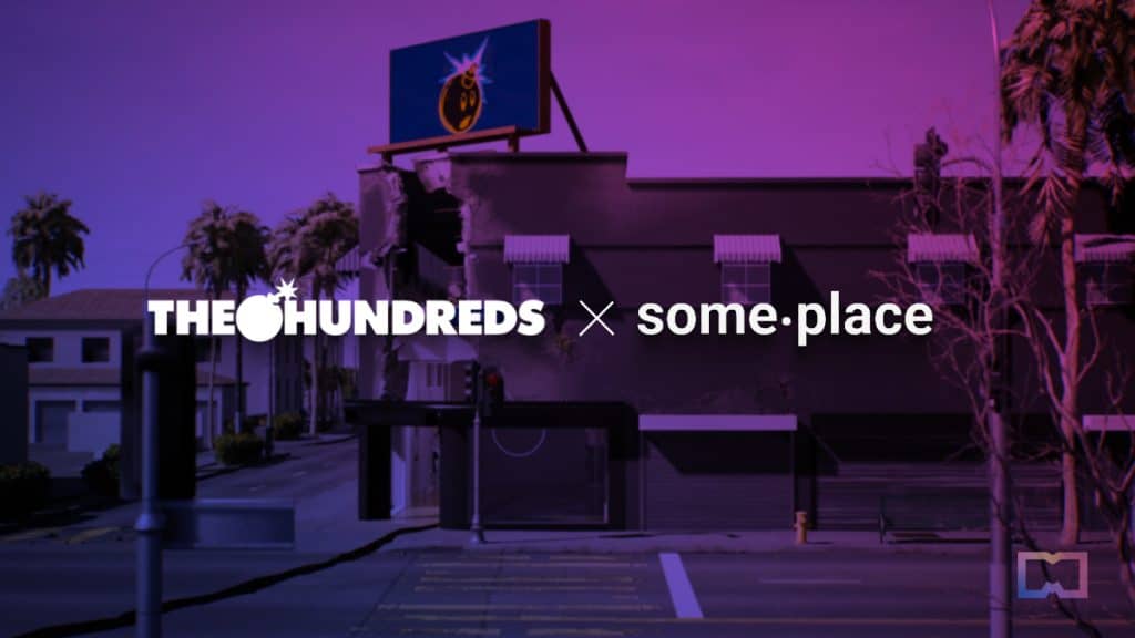 the hundreds logo purple