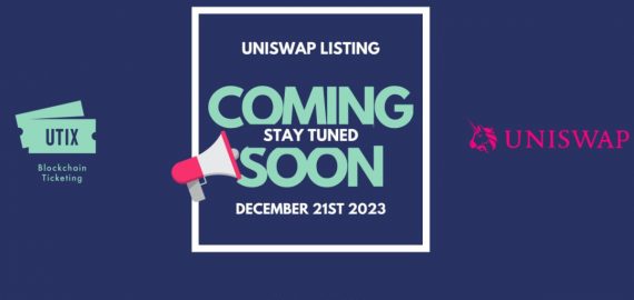 Blockchain Ticketing Platform UTIX Lists Its Token on Uniswap