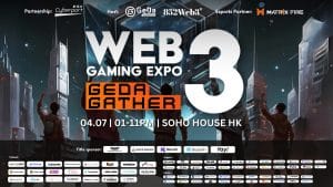 GEDA sodeluje s Cyberportom za gostiteljico Premier Expo, ki Hongkong postavlja kot središče za Web3 Gaming