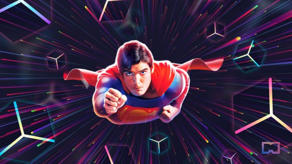 Warner Bros. per estrenar la pel·lícula de Superman de 1978 NFT col · lecció.