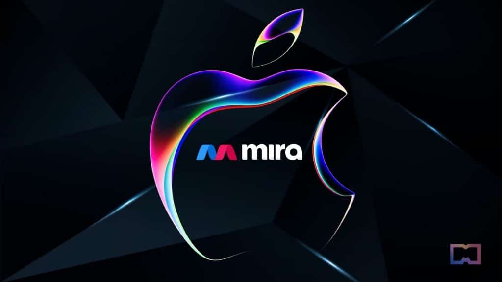 AR headset startup Mira has been acquired by Apple for an undisclosed amount.