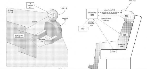 Apple files patent for an autonomous car with embedded VR functions