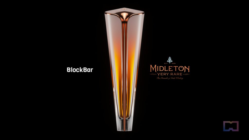 Blockbar brengt een NFT van de Midleton Very Rare The Pinnacle Vintage Whiskey