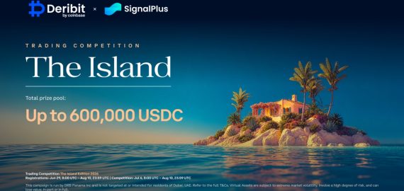 Deribit and SignalPlus Launch The Island Trading Competition With Up to $600,000 USDC in Prizes
