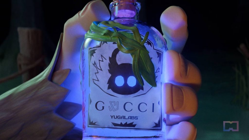 Gucci 与 bayc 的 Yuga Labs 合作