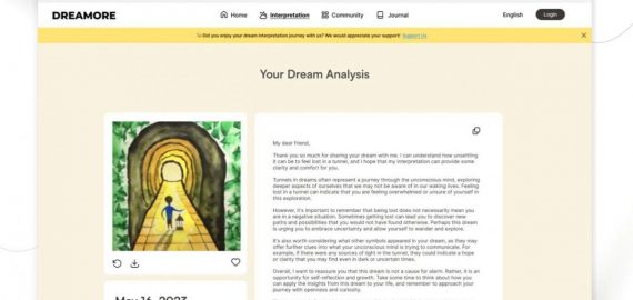 Dreamore AI: Neural Network Offers Dream Interpretations with Visualizations