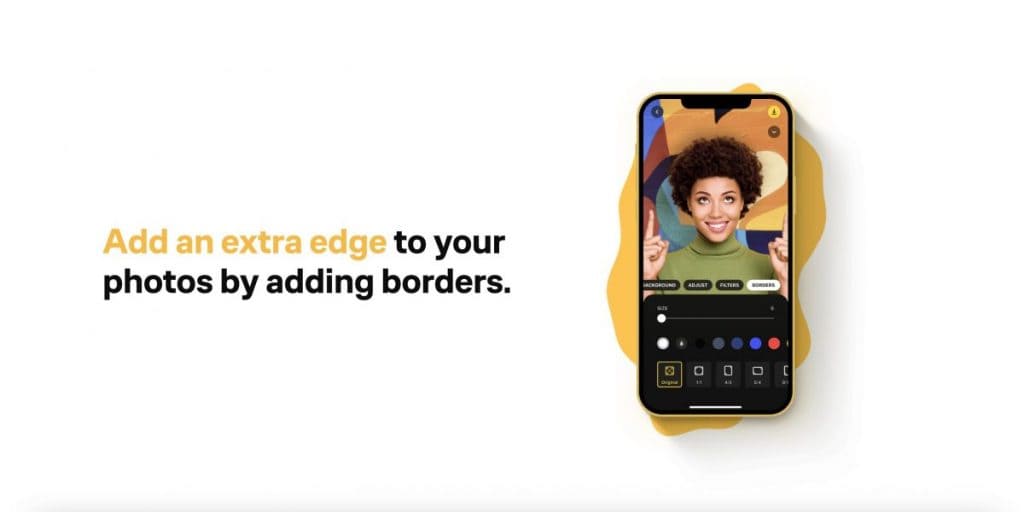 Agregue un borde extra a sus fotos agregando bordes.