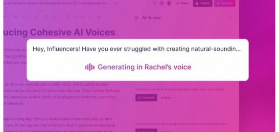 Cohesive AI Voice: Turn Your Text into Top-quality Spoken Audio in Minutes