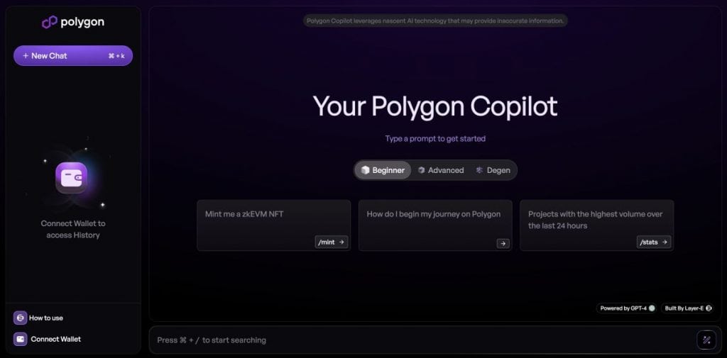 How to Use Polygon Copilot