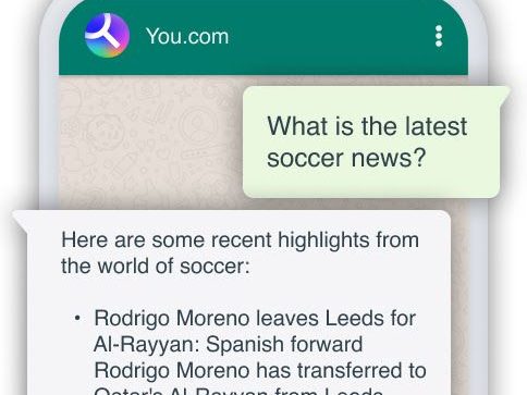 You.com AI Chatbot Launches WhatsApp Integration for Seamless Assistance