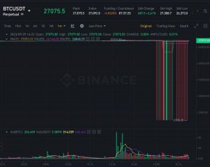 Binance’s BTC/USDT Perpetual Contract Suffers Price Drop Glitch