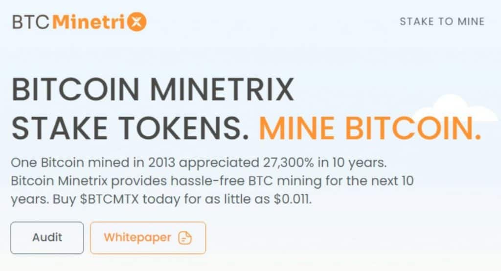 New Altcoin Bitcoin Minetrix Nears $2.5 Million In ICO - Can It 10x in the Next Crypto Bull Run?