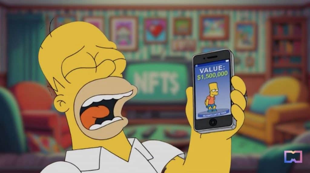 The Simpsons Satirize NFT Craze in Latest "Treehouse of Horror" Episode