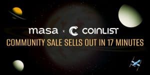 Masa Network zaključi svojo prodajo skupnosti CoinList v samo 17 minutah