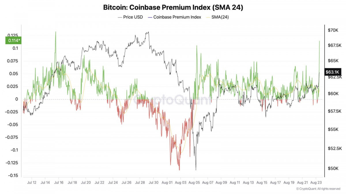 Bitcoin prices have surged past $63,000 as traders anticipate a Federal Reserve rate cut, while Toncoin's value plummeted following Telegram founder Pavel Durov's arrest.